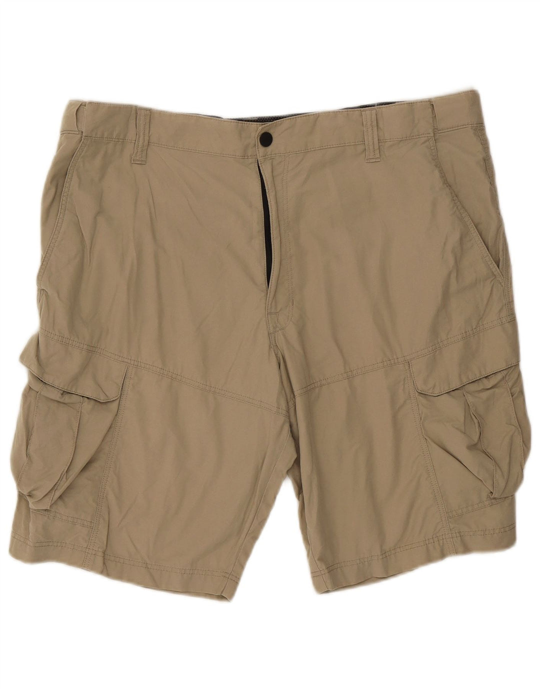 Marks & Spencer Mens Cargo Shorts W40 XL Beige Cotton