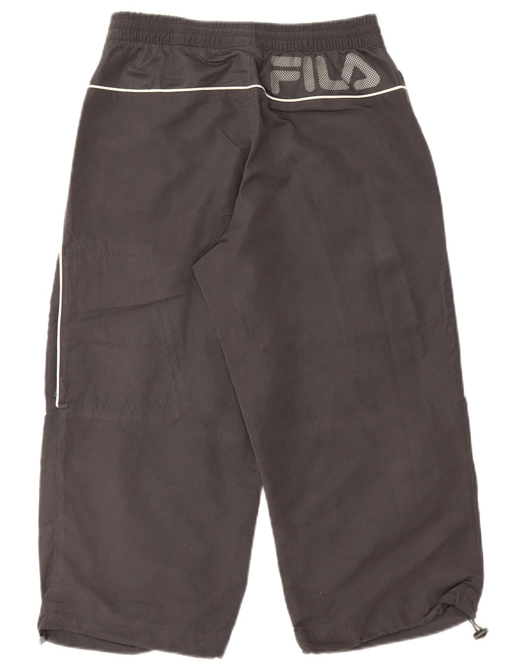 Fila Mens Graphic Capri Tracksuit Trousers Small  Grey Polyester