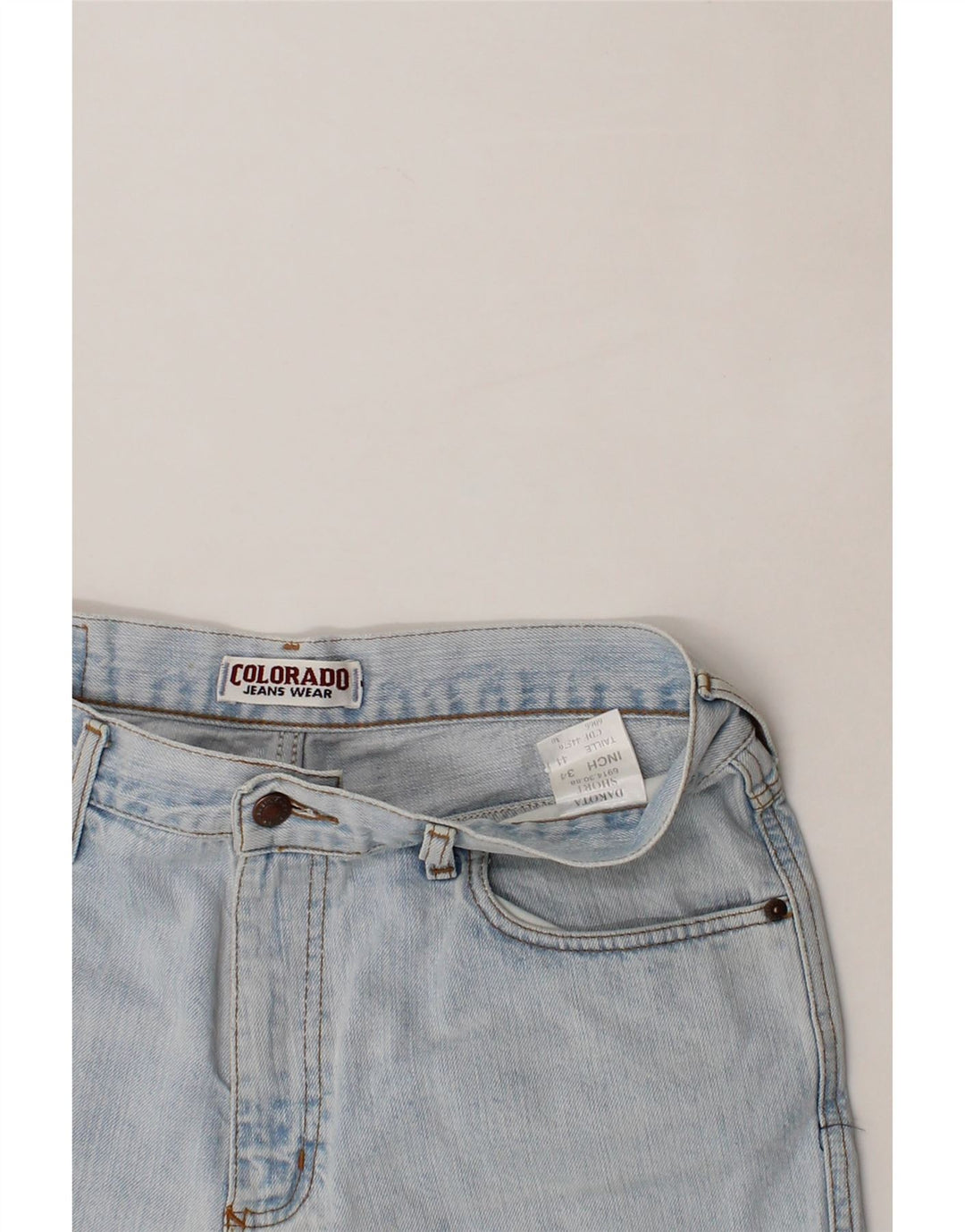 HIGH COLORADO Womens Denim Shorts W34 Large  Blue Cotton Vintage High Colorado and Second-Hand High Colorado from Messina Hembry 