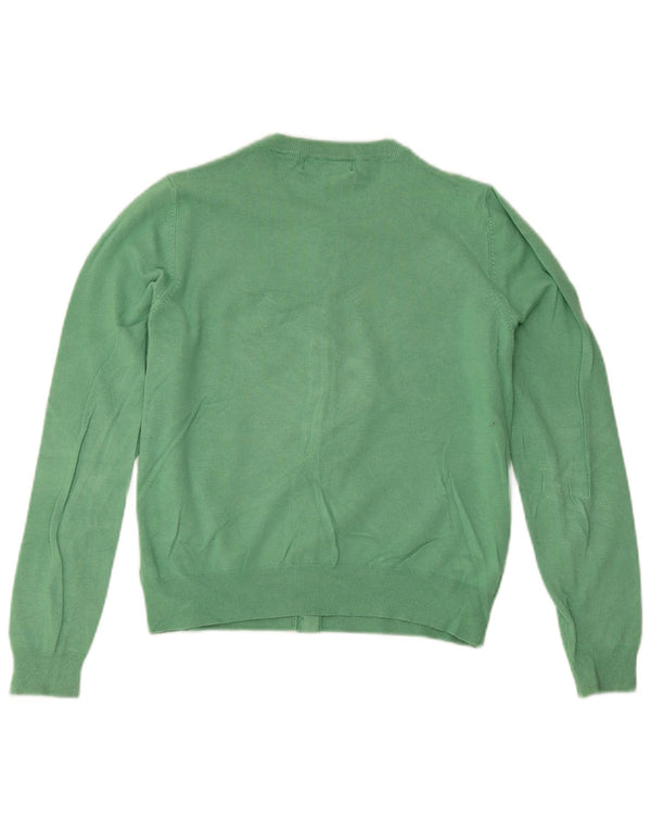 Marks & Spencer Dame Cardigan Sweater UK 16 Large Green Viscose