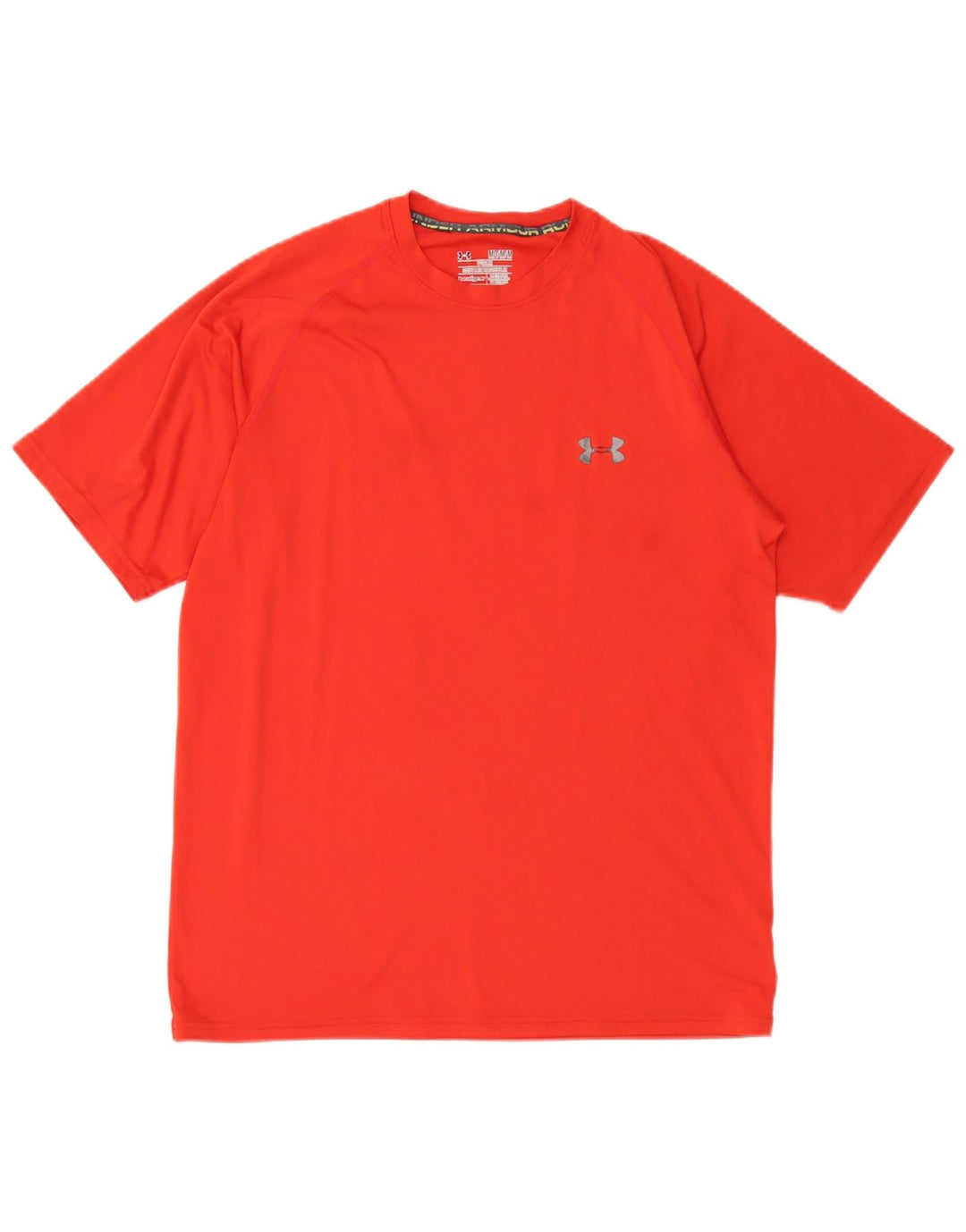 Under Armour Herren Heat Gear T-Shirt Top Mittelrotes Polyester