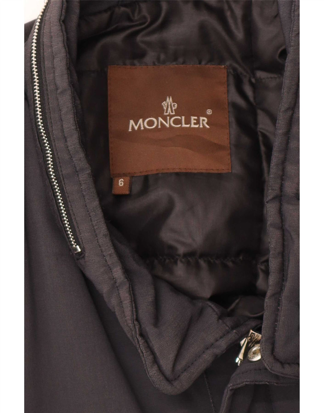 Moncler Mens Padded Military Jacket Size 6 3XL Black Cotton