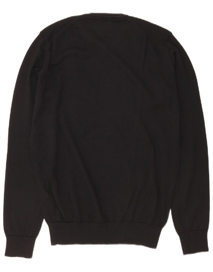 Maglione girocollo da uomo Zara piccolo in lana nera