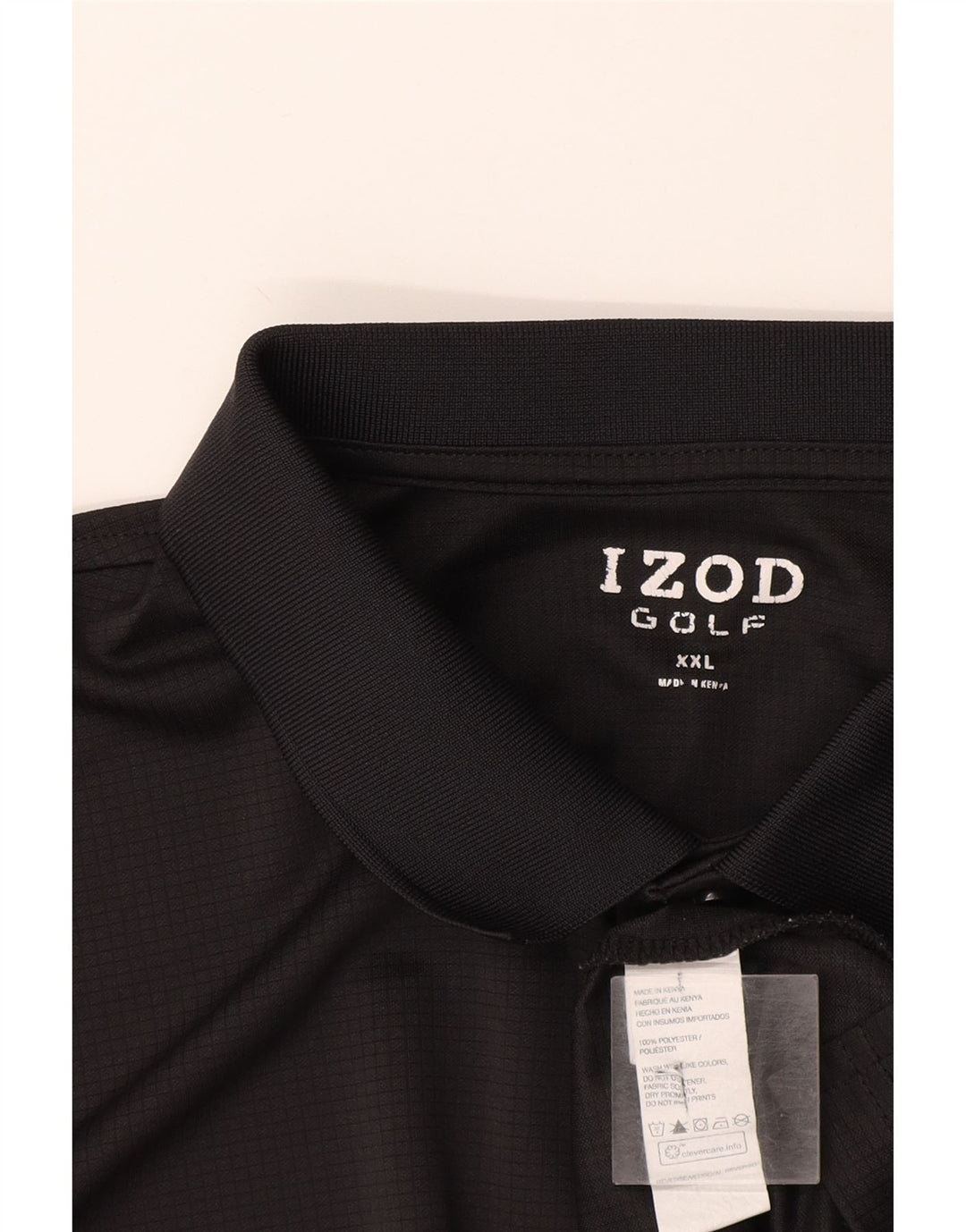 Izod muška polo majica 2XL crni poliester