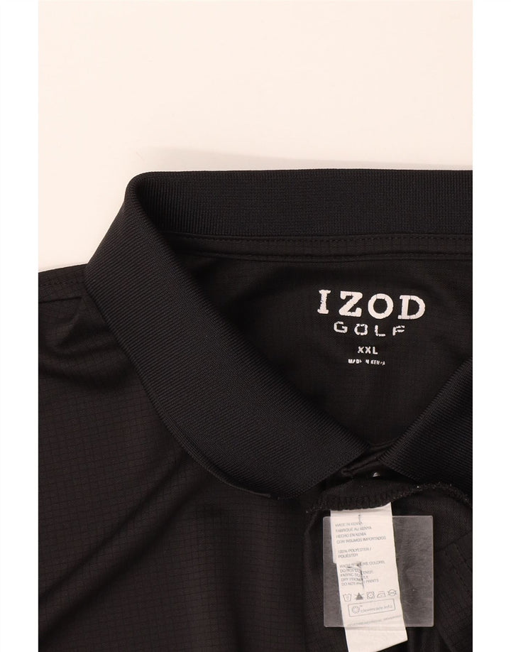 Izod muška polo majica 2XL crni poliester
