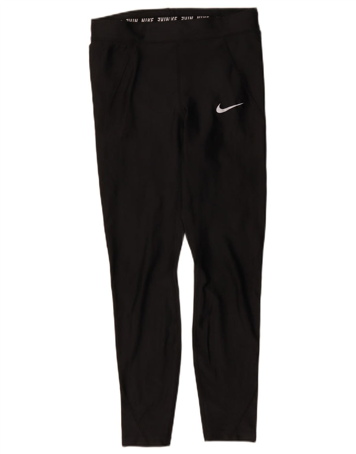 Nike Womens Dri Fit Leggings UK 10 Small  Black