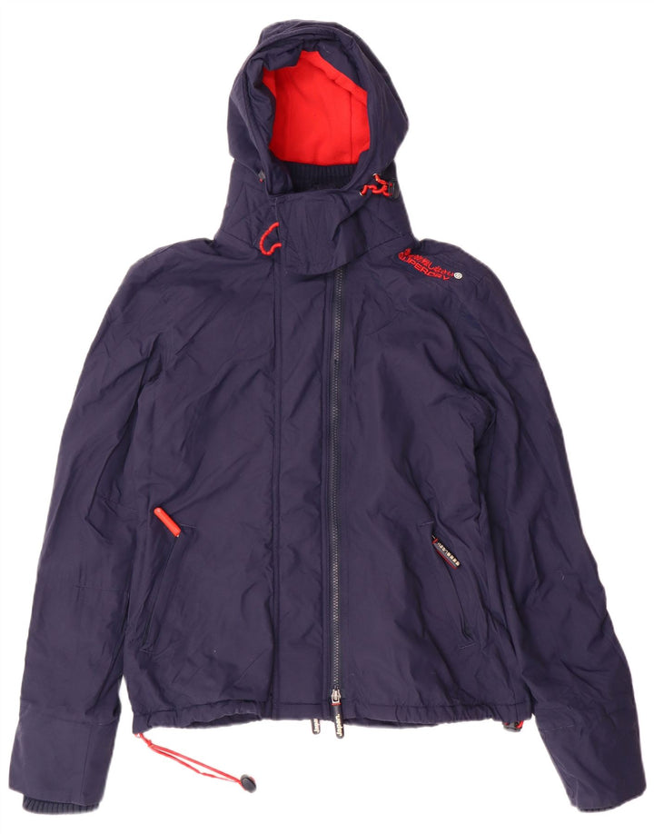 Womens Hooded Windbreaker Jacket UK 14 Medium