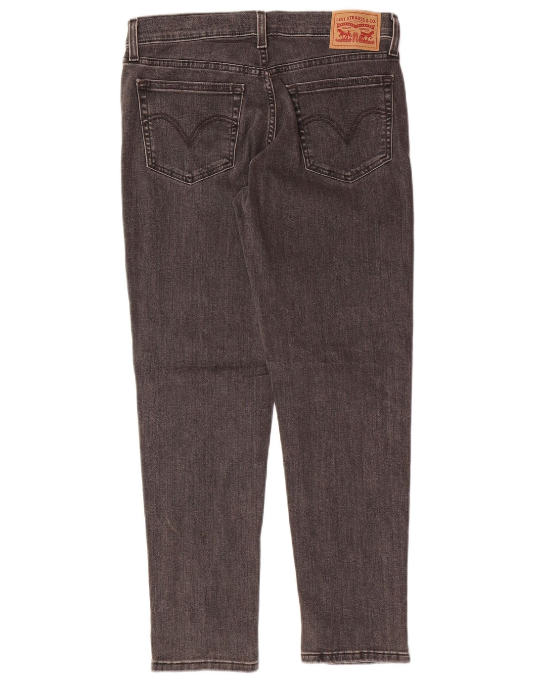 LEVI'S Womens Boyfriend Slim Jeans W28 L27 Grey Cotton