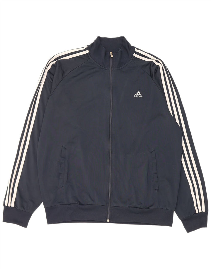 Adidas Hommes Clima 365 Survêtement Top Veste Grand Bleu Marine Polyester