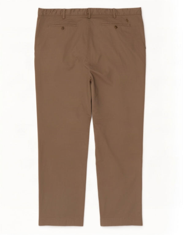 Polo Ralph Lauren Mens Classic Fit Straight Chino Trousers W42 L30 Beige