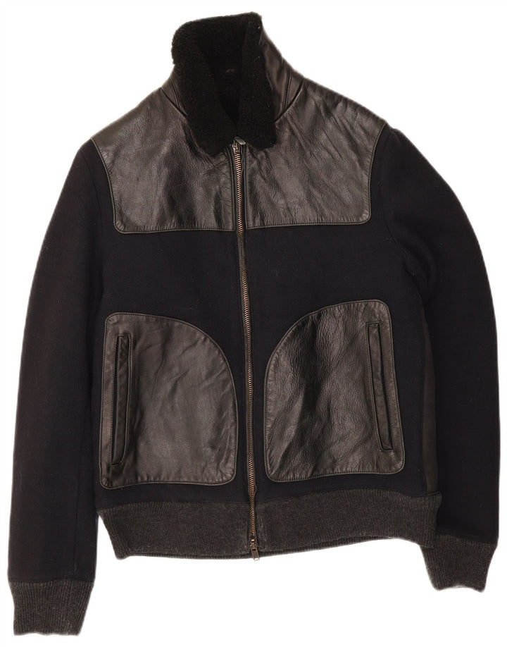 Chaqueta bomber Grifoni para hombre IT 48 Medium Black Colourblock