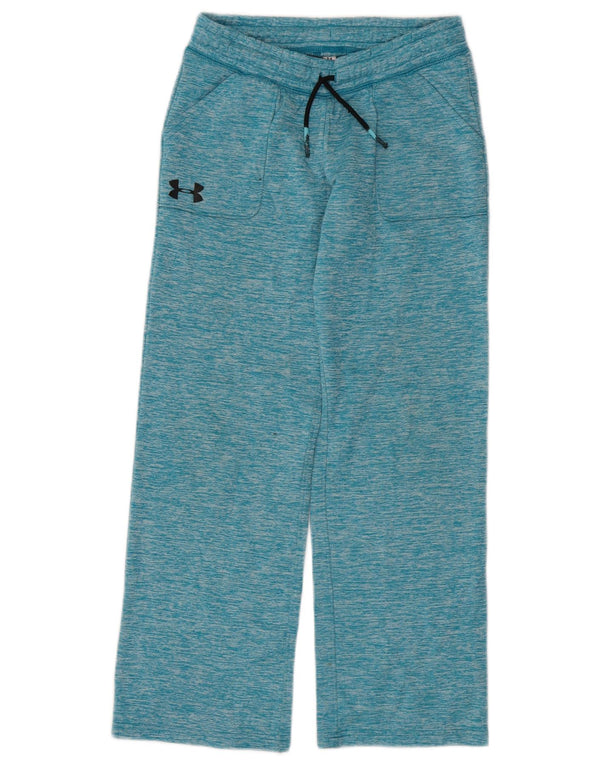 Under Armour Mädchen-Trainingshose, 9–10 Jahre, blau meliert