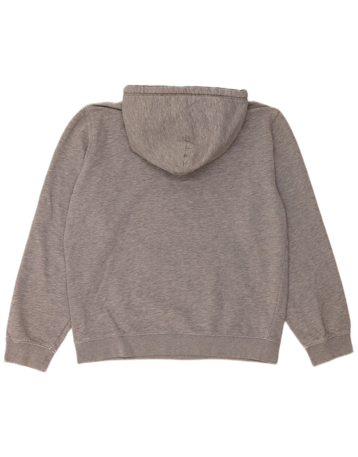 Champion Mens Hoodie Jumper Large Grey Cotton