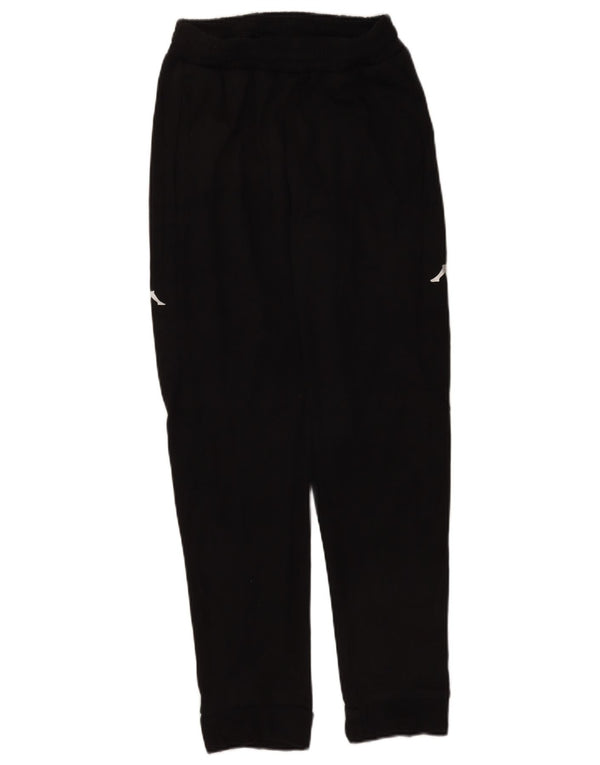 Kappa Womens Tracksuit Trousers Joggers UK 8 Small Black Cotton