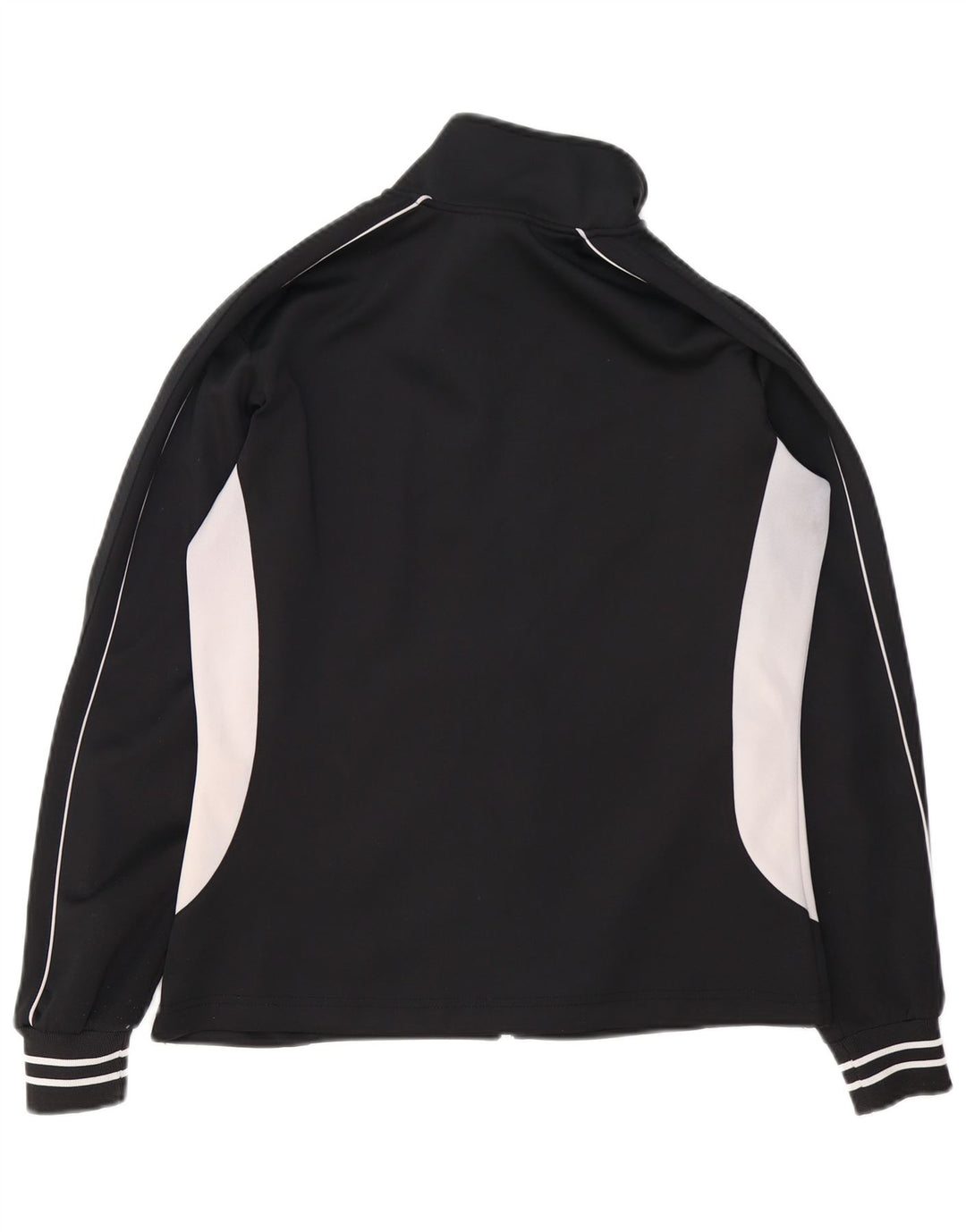 Asics træningsdragt topjakke til kvinder UK 14 Medium Sort Colourblock Polyester