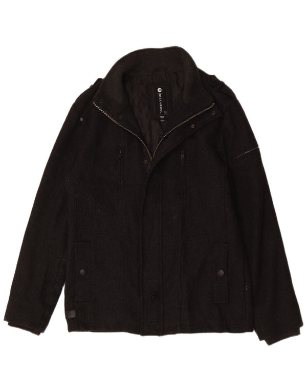 Billabong Veste militaire pour homme UK 40 Large Gris Polyester