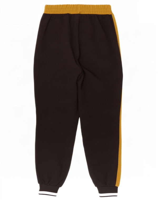 Zara Pantalon de survêtement pour femme Joggers UK 4 XS Noir Colourblock