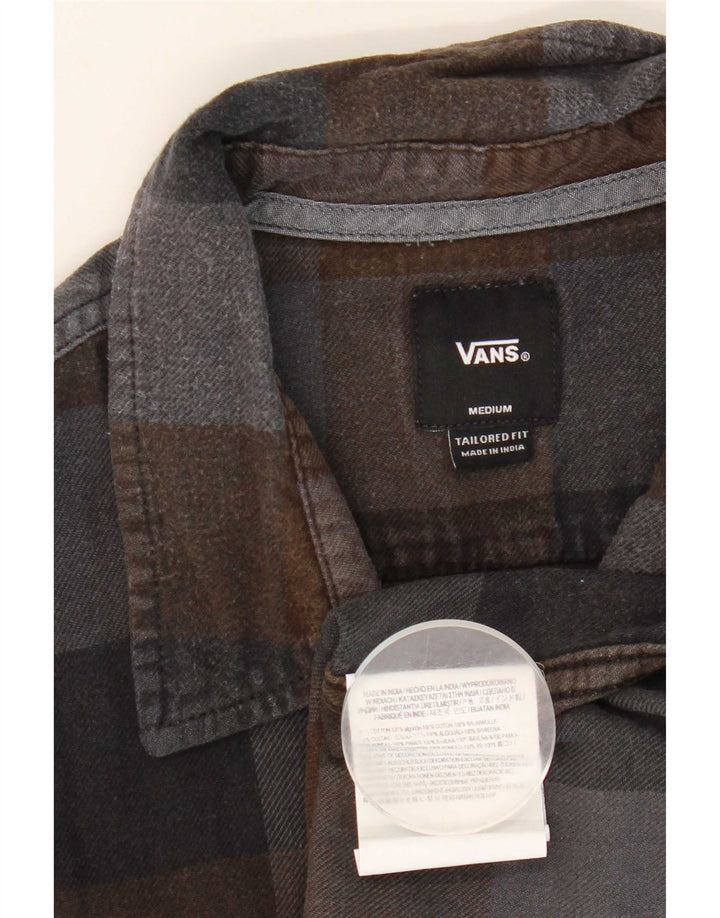 Vans Herre Skræddersyet Fit Flanellskjorte Medium Flerfarvet ternet bomuld