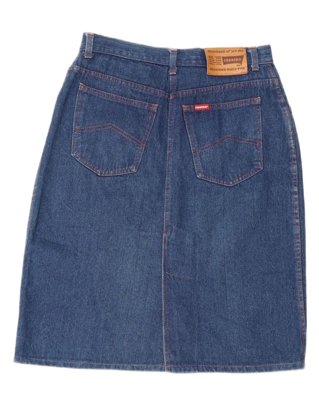 Gonna denim donna CARRERA W32 grande cotone blu