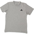 ADIDAS Mens T-Shirt Top Medium Grey Cotton Vintage Adidas and Second-Hand Adidas from Messina Hembry 