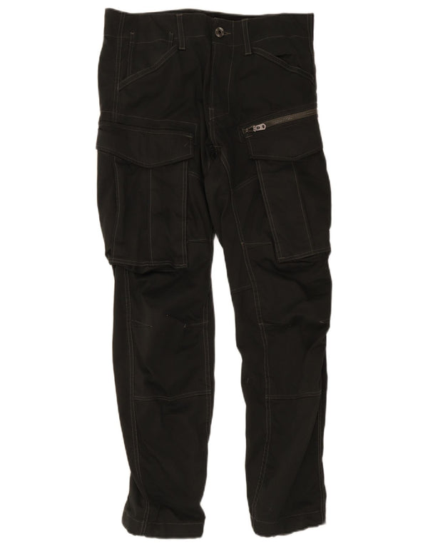 Мужские прямые брюки карго G-Star W30 L30, черные, хлопковые