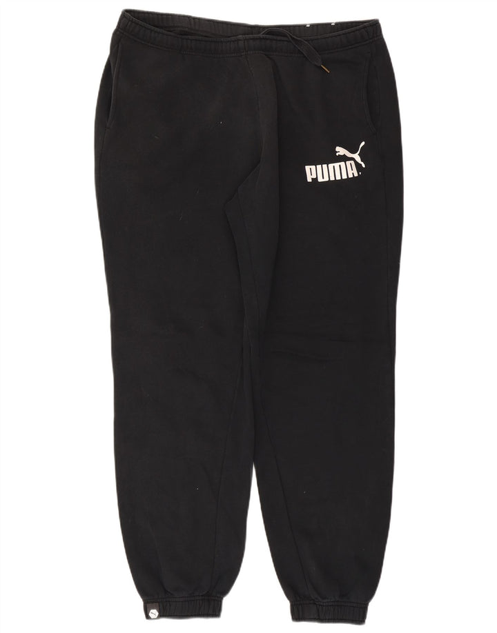 Puma Mens Tracksuit Trousers Joggers Large Black