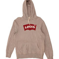 LEVI'S Mens Graphic Hoodie Jumper Medium Grey Cotton Vintage Levi's and Second-Hand Levi's from Messina Hembry 