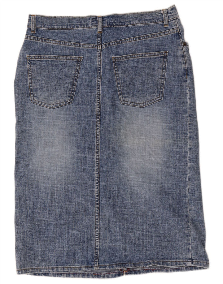 Oasis Womens Denim Skirt UK 12 Medium W30 Blue