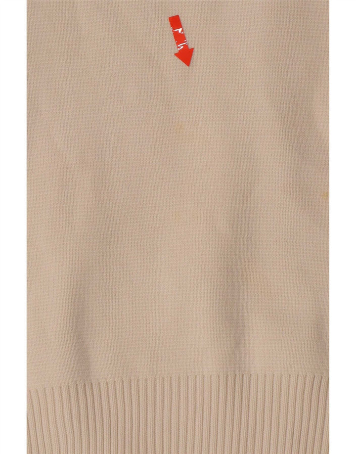 Zara Herrevest Tank Top Large Off White Bomuld