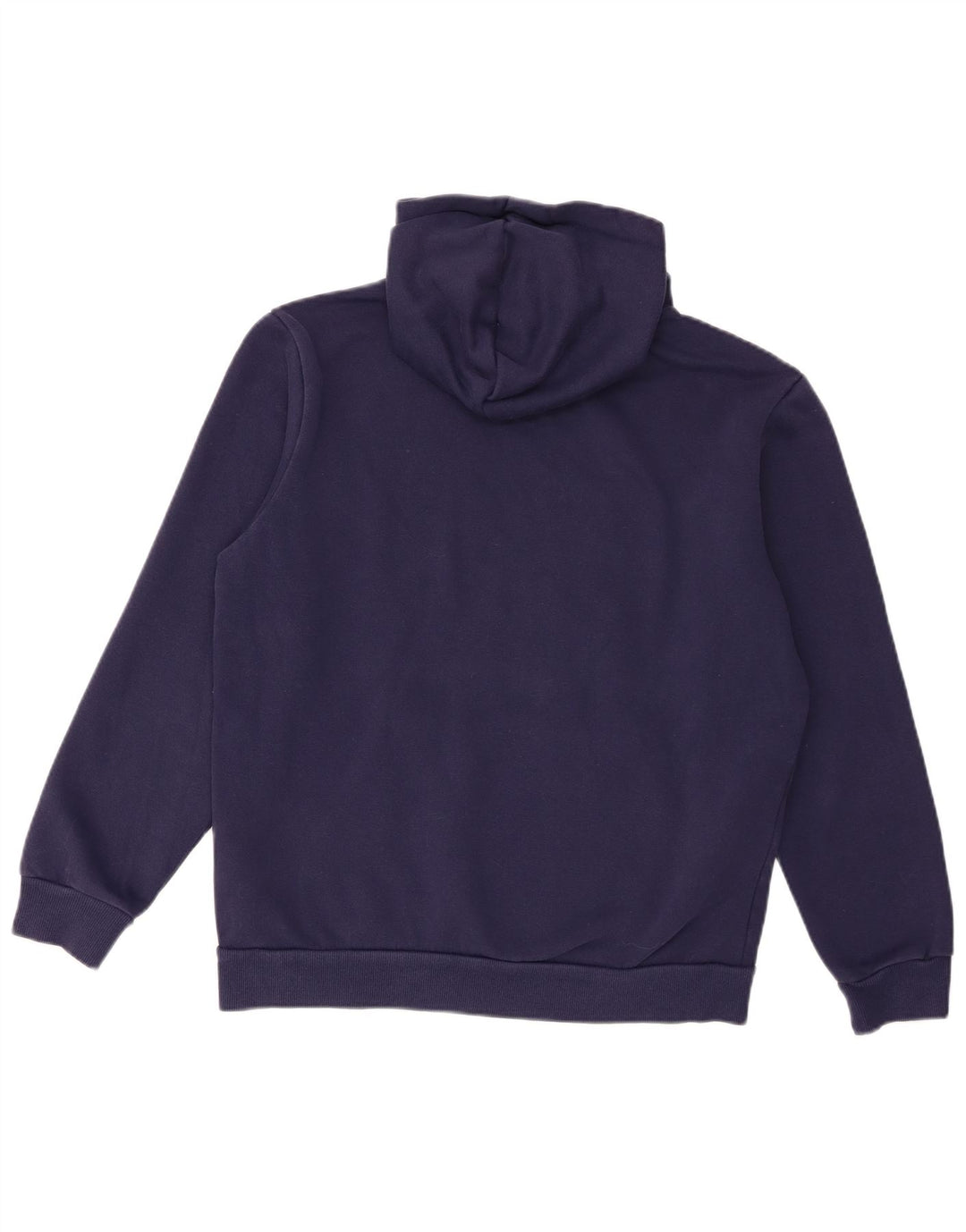 Puma Mens Graphic Hoodie Jumper Medium Navy Blue Cotton