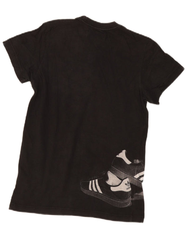 Adidas Mens Graphic T-Shirt Top XS Noir Coton