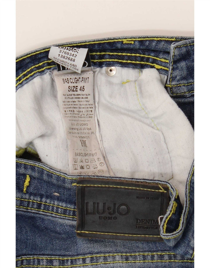 Liu Jo Mens Slim Jeans IT 45 Small W30 L30 Blue Cotton