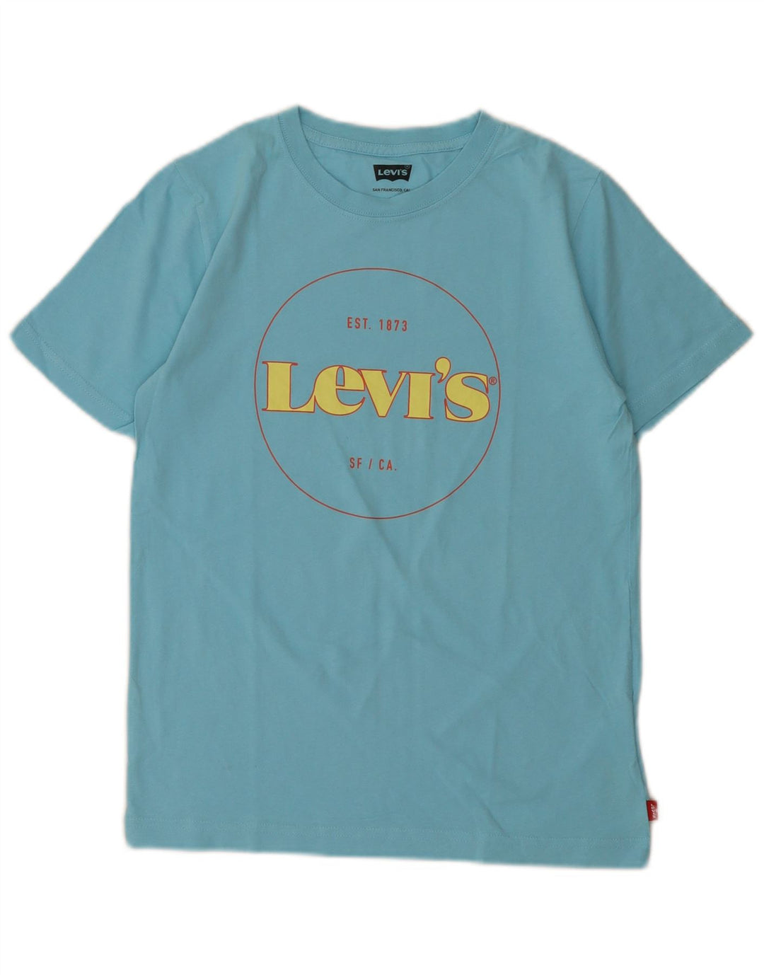 Levi's Boys Graphic T-Shirt Top 13-14 Years Blue Cotton