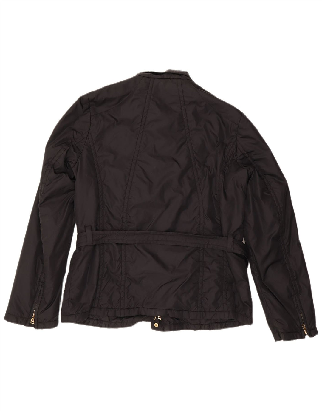 Max Mara Womens Weekend Utility Jacket UK 18 XL  Black Polyamide