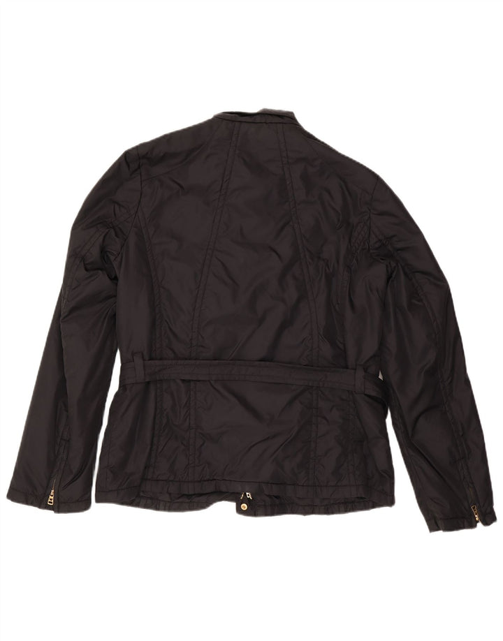 Max Mara Womens Weekend Utility Jacket UK 18 XL  Black Polyamide