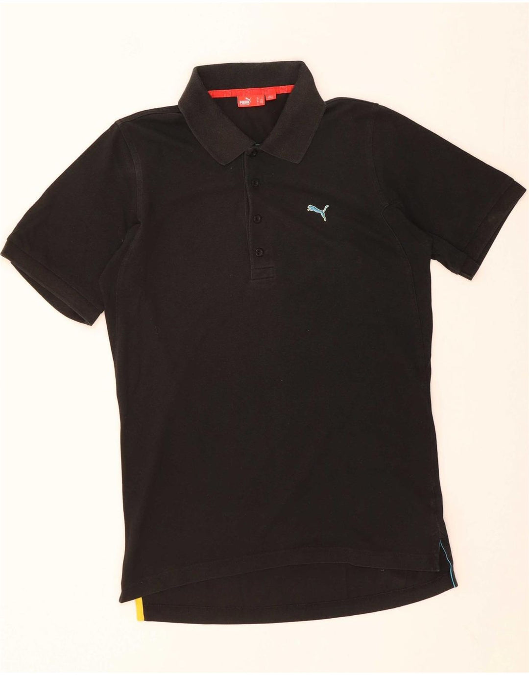 PUMA Mens Polo Shirt Small Black