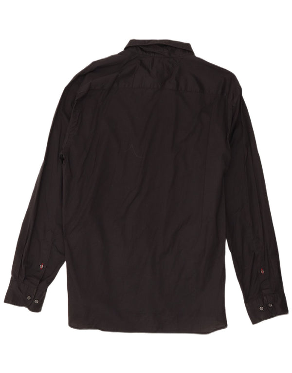 Tommy Hilfiger Mens Regular Fit Shirt XL Black Cotton