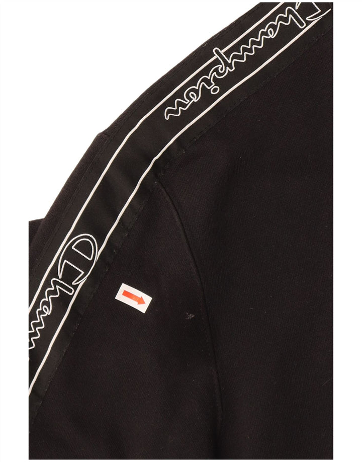 Giacca da tuta grafica da uomo CHAMPION XL nera