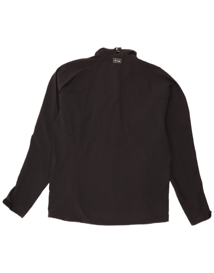 Adidas Mens Clima Proof Tracksuit Top Jacket UK 42/44 Large Black Polyester
