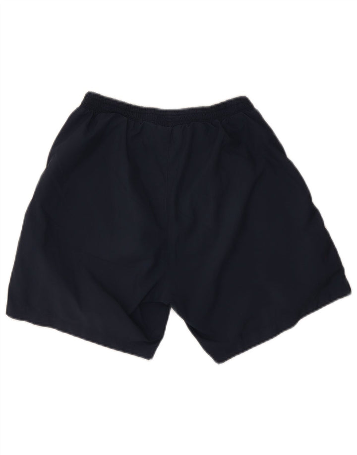 Hugo Boss Mens Graphic Sport Shorts Pequeno Poliéster Azul Marinho