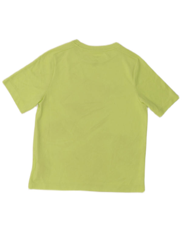 Nike Boys Dri Fit Graphic Camiseta Top 12-13 años Grande Verde Poliéster