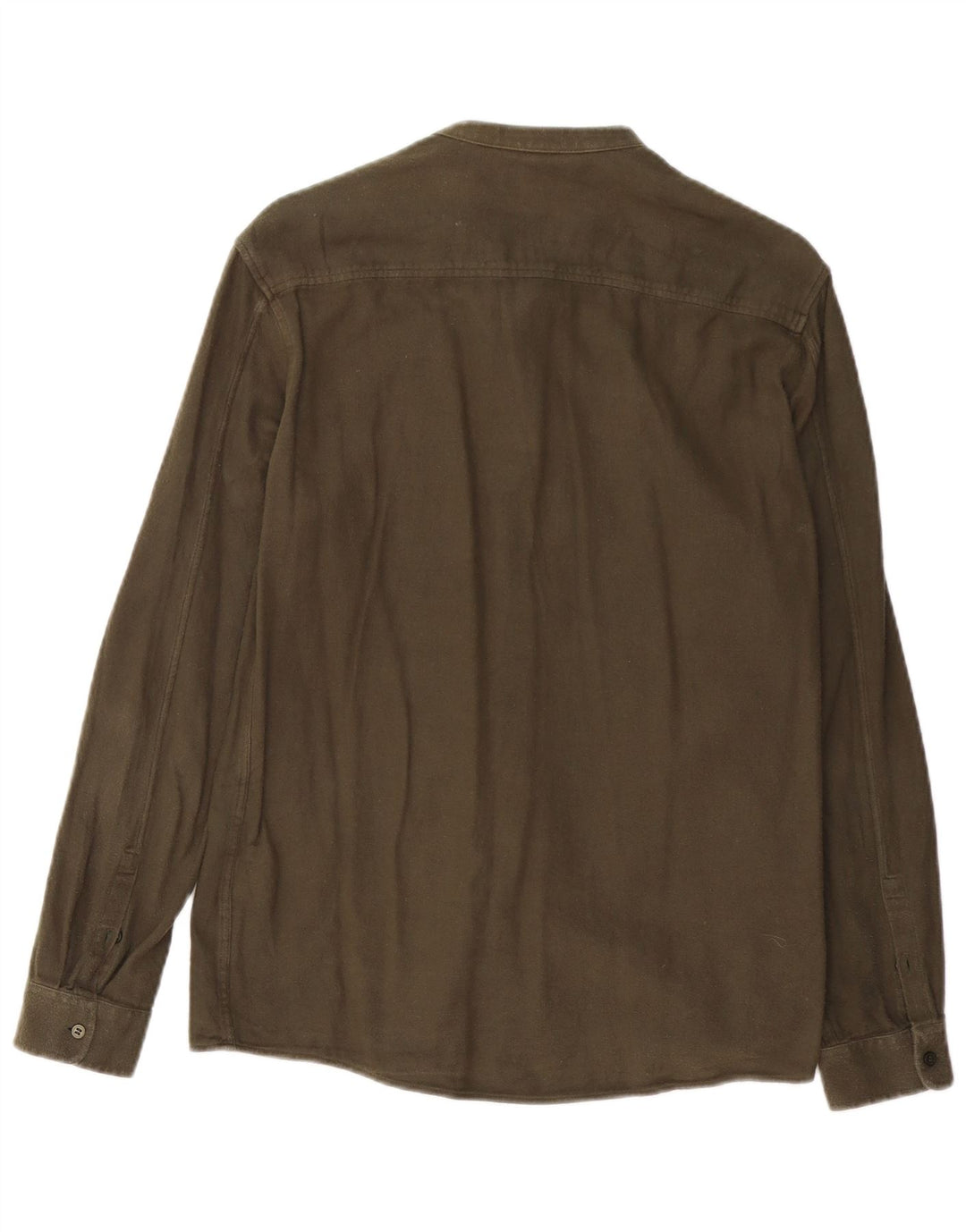 Camicia Cos da uomo piccola in cotone kaki