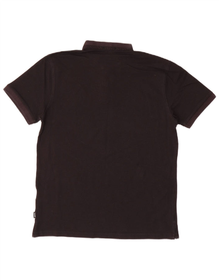 LIU JO Polo Uomo Uomo Media Nero Cotone