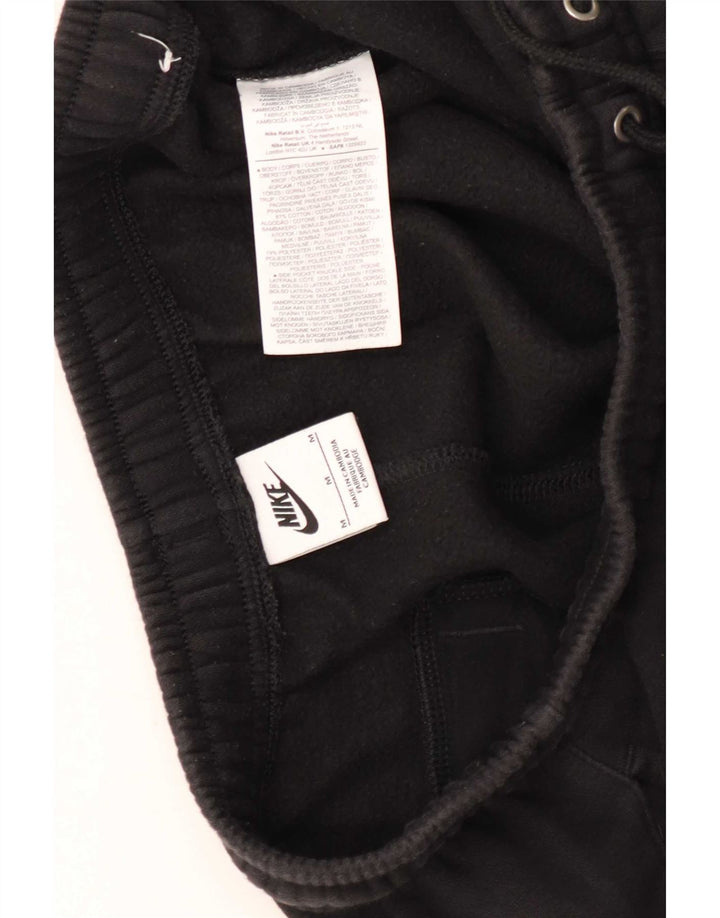 Nike Mens Tracksuit Trousers Joggers Medium Black Cotton