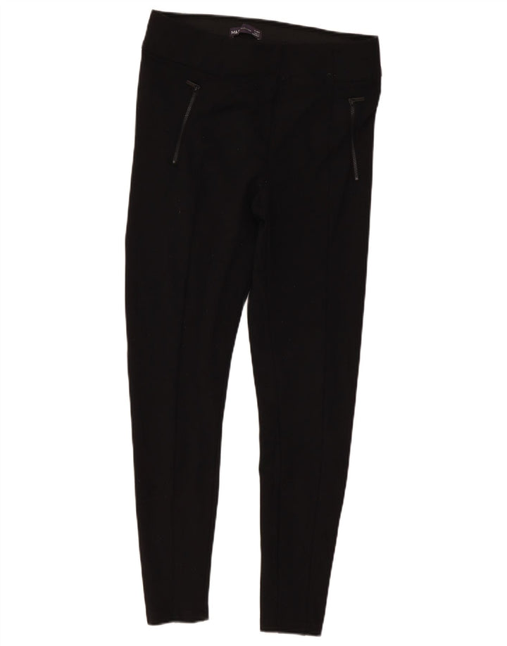 Leggings da donna Marks & Spencer UK 12 viscosa nera media
