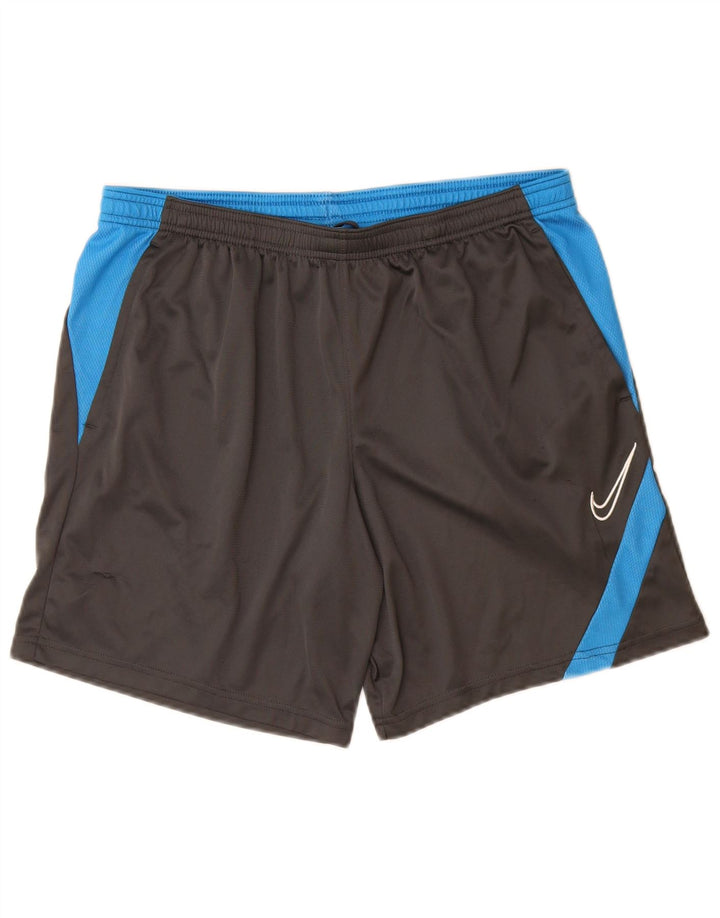 Nike Mens Dri Fit Sport Shorts Large Black Colourblock Polyester