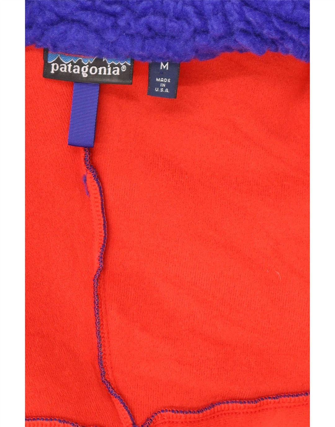 Patagonia Veste polaire pour homme UK 38 Bleu moyen Polyester