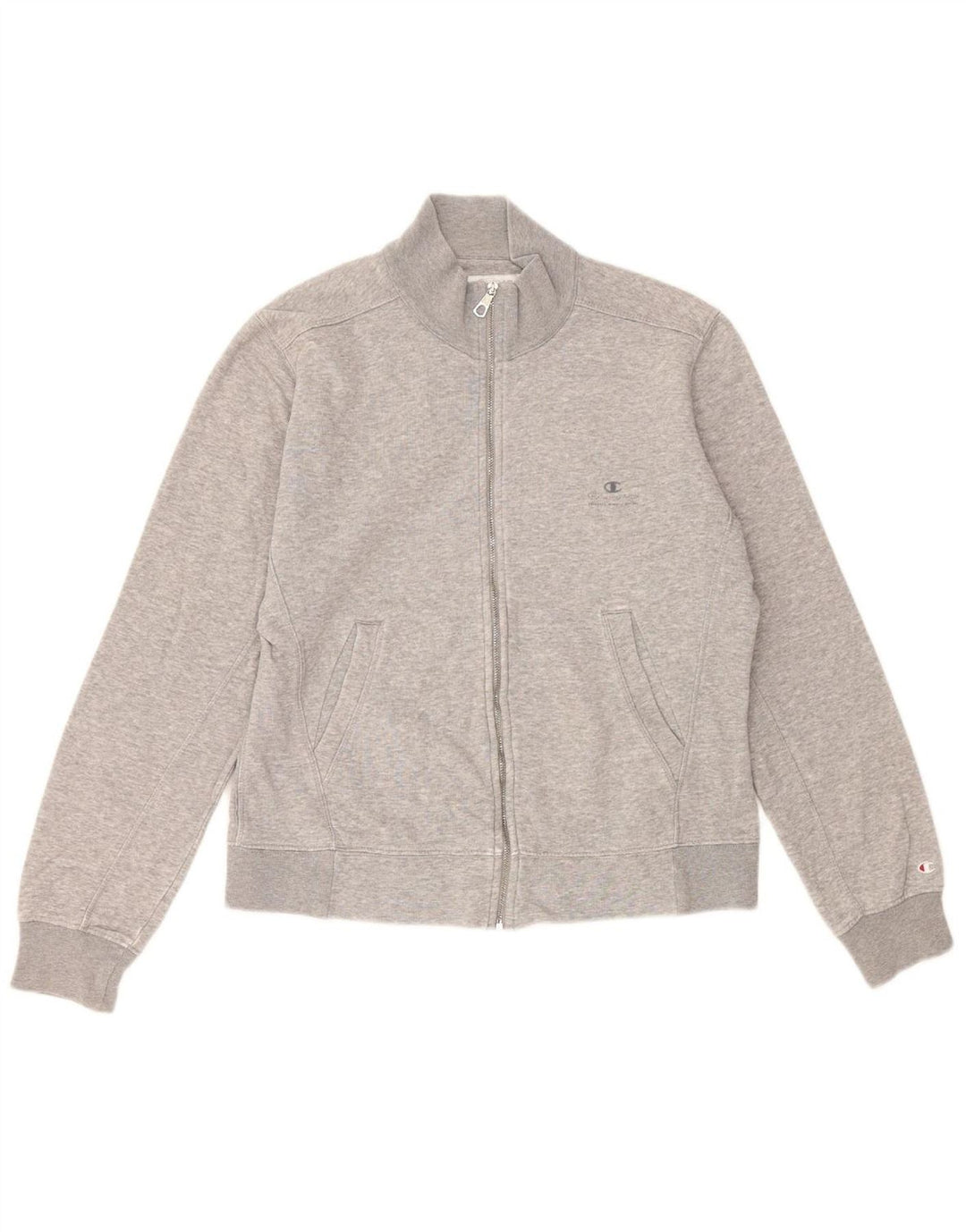 CHAMPION Womens Heritage Classics Tracksuit Top Jacket UK 14 Large Grey