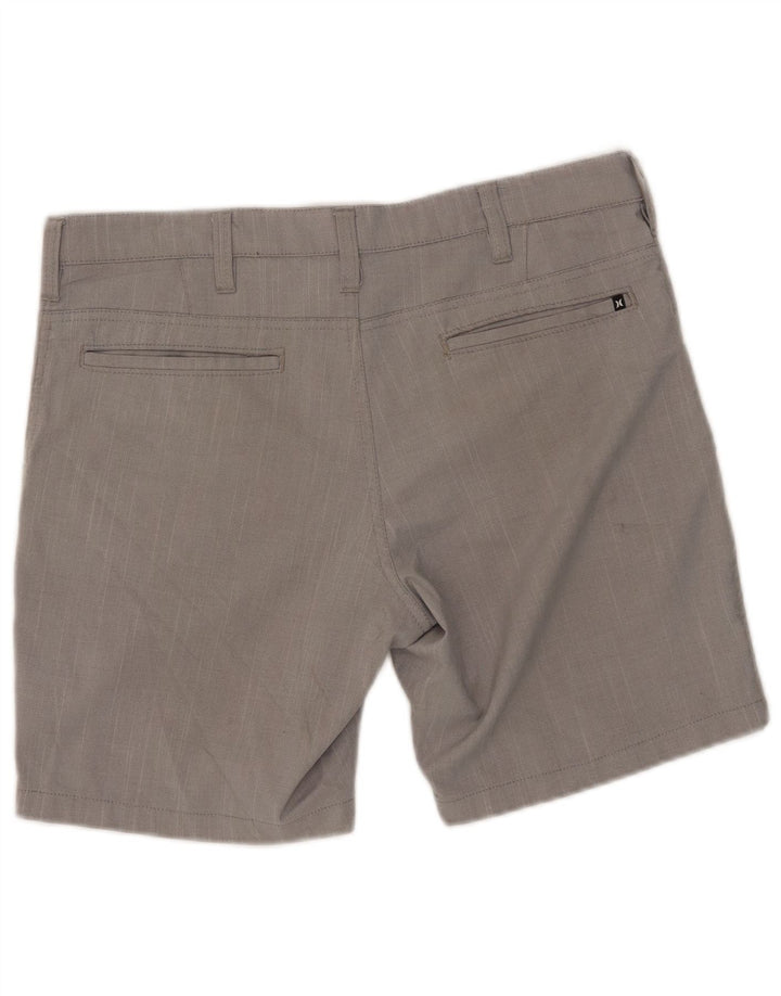 Hurley Herre Chino Shorts W32 Medium Grey Polyester