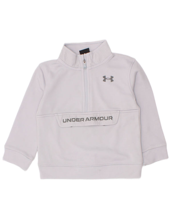 Bluza chłopięca Under Armour Baby z grafiką i zamkiem błyskawicznym w wieku 18-24 miesięcy, szara